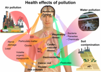 Health effects of pollutions