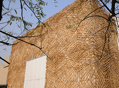 Katyal-factory-bamboo-facade