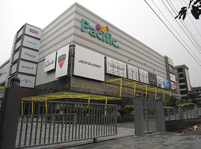 Effective facade material used in Pacific-Mall-Dehradun