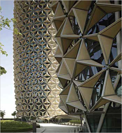 Al Bahar Towers in Abu Dhabi