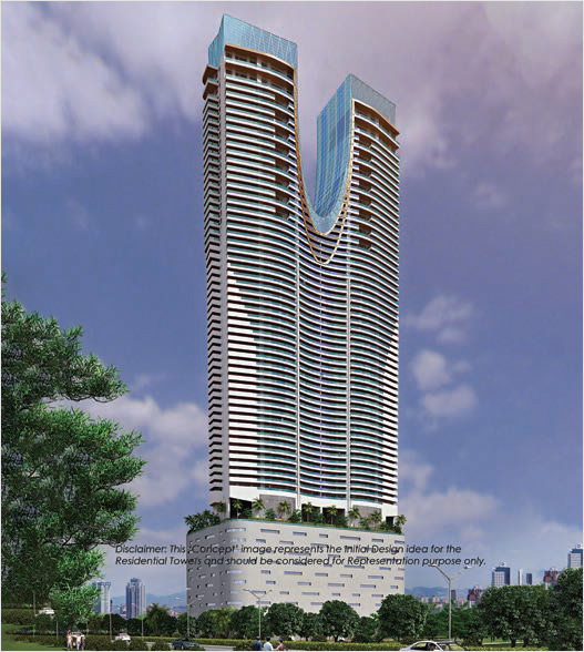Concept for residential development in South Mumbai