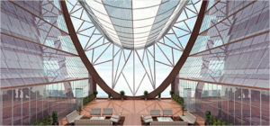Concept for the 62nd floor Viewing Gallery, Cafe & Cigar Lounge for a high end Residential Development in South Mumbai