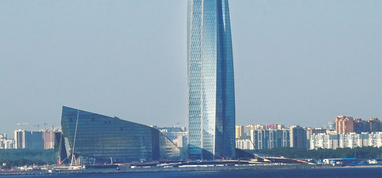 Lakhta Tower building