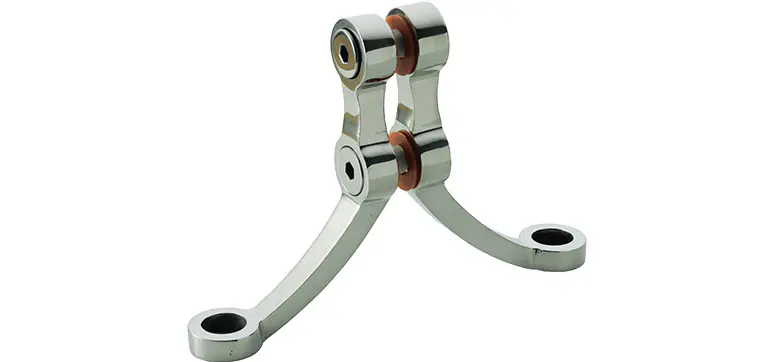 Twisted Spider fittings for glass Facade