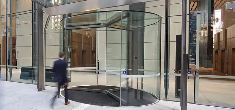 Glazed Revolving Doors