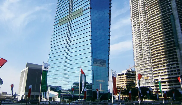 Curtain Wall Facade System at Sama Tower Dubai, UAE