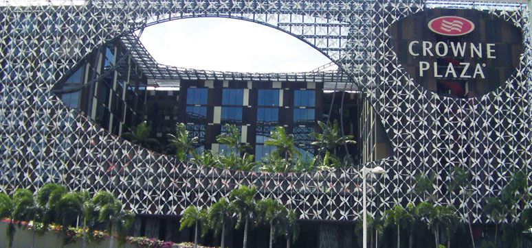 Building Facade at Crowne Plaza Singapore