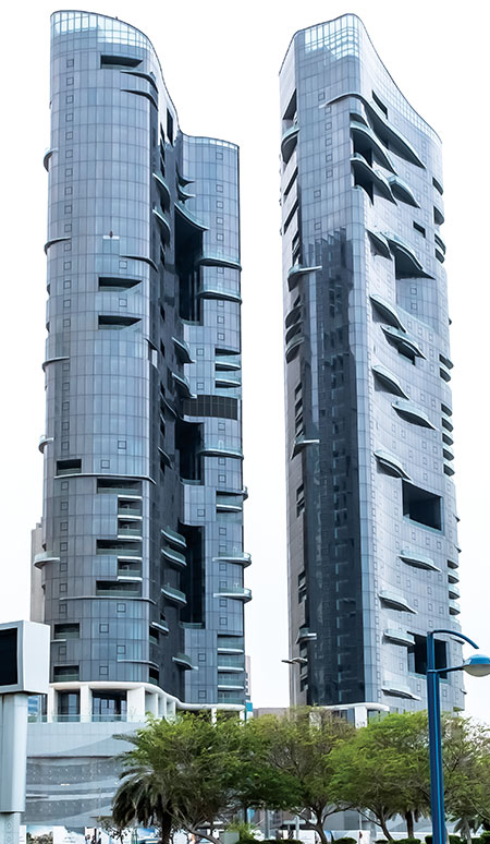 Emirates Glass Work at Saraya Twin Towers, Dubai