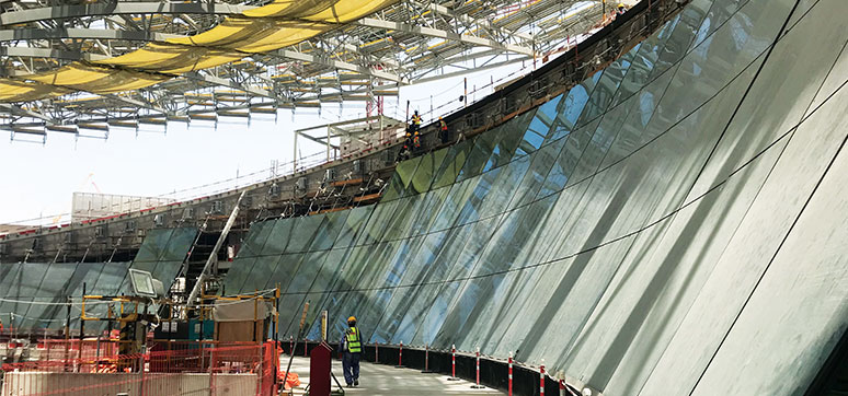 Sustainability Pavillion During Construction - Expo 2020, Dubai