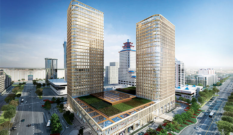 Talan Towers in Astana, Kazakhstan : Energy Efficient Buildings
