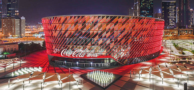 Coca Cola Arena Dubai UAE