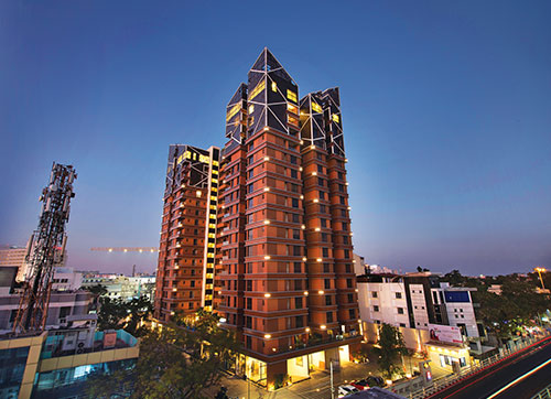 Façade Lighting - Landmark Vertica Chennai