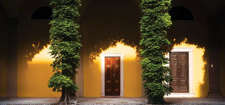 Façade Lighting Highlights the Subtle Features of a Building