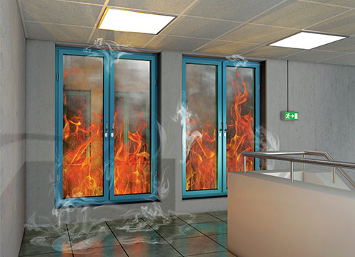 Fire-Rated Glass for Fire Safety of the Façade
