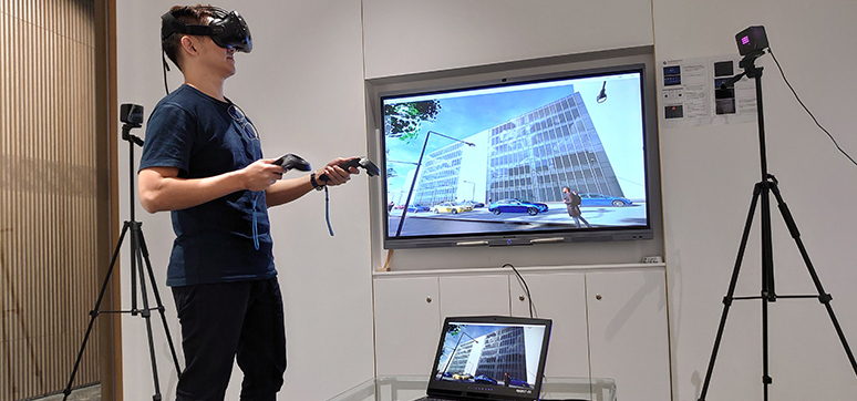 VR Systems used in building future facades