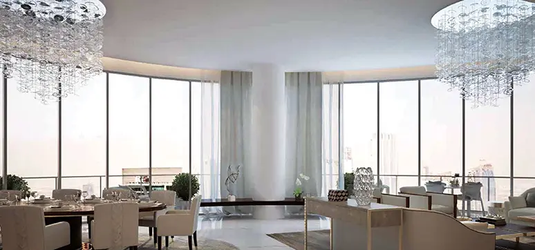 Interior Design of Sky View Residences UAE