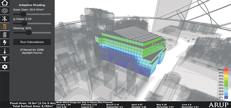 Arup 's Façade Embodied Carbon Calculator to reduce embodied Carbon Emission