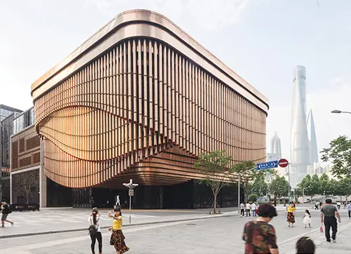 Shanghai Theatre Façade Design