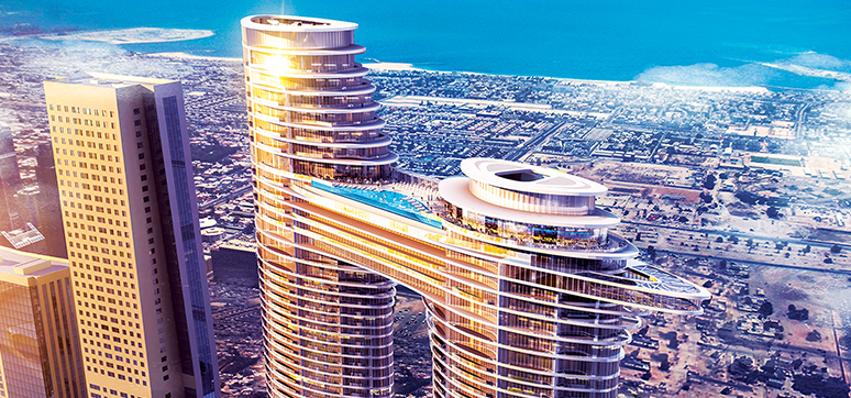 Sky View Hotel at Burj Khalifa Dubai UAE