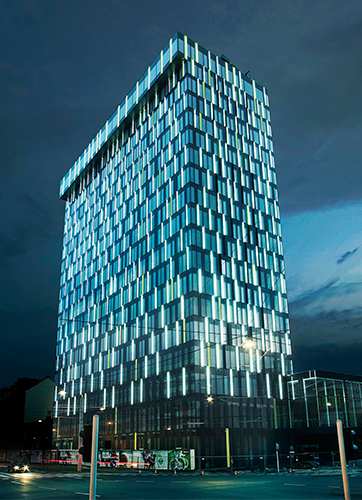 Double Skin Facade at Power Tower Linz