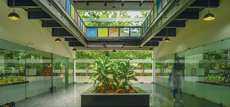 Natural Ventilation in Atrium by Operable Facade