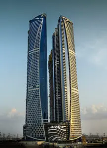 unitized curtain wall system of Damac Paramount