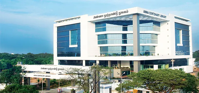 Facade Design at Anna Centenary Library, Chennai