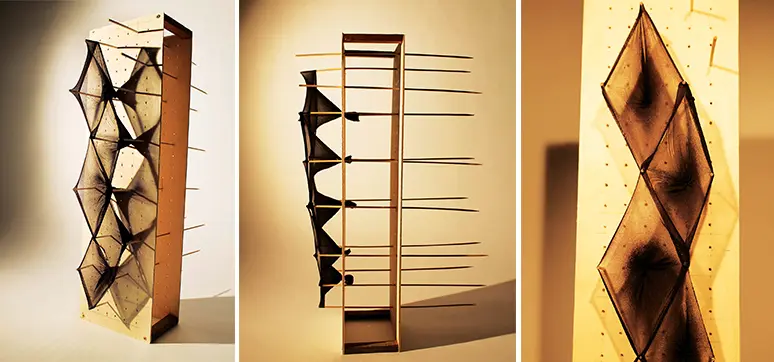 Figure 4: Physical model for testing façade concept
