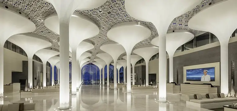 Kempinski Hotel’s lobby/entrance