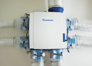 central extraction unit of the C+ demand-controlled ventilation system