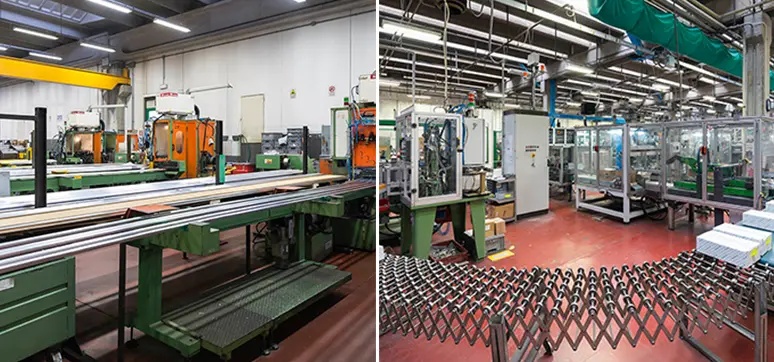 Giesse manufacturing plant at Budrio, Italy