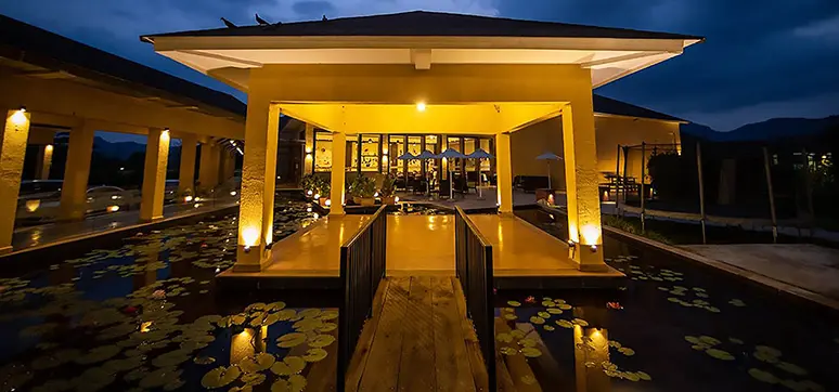 The lighting concept started with the vertical features – These are picked out by narrow up & down lights