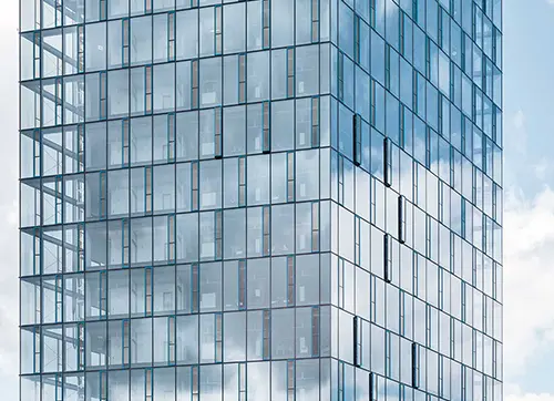 Fully glazed façade of Festo AutomationCenter