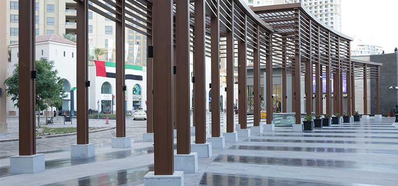 The Beach at JBR Dubai - coated with Woodspiration