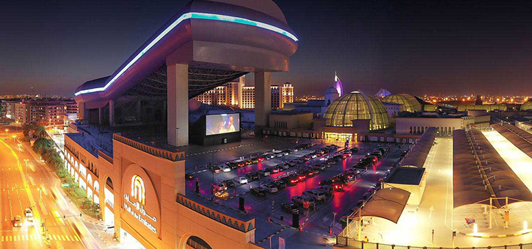 Drive in Cinema at Mall of Emirates Dubai specially designed in response to COVID-19 Effect