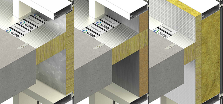 CWFS abutting spandrel panel | CWFS abutting glazed spandrel panel | CWFS abutting fi re protected spandrel panel