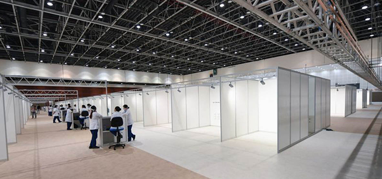 Dubai World Trade Centre converted into a field hospital with a capacity to treat 3,000 Covid-19 patients