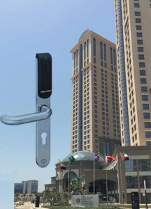 Aperio® e100, an ASSA ABLOY product, was used for back-offi ce access control in the Hyatt Regency Dubai Creek Heights Hotel