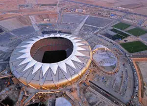 PTFE roof at King Abdullah Sports City (Saudi Arabia)