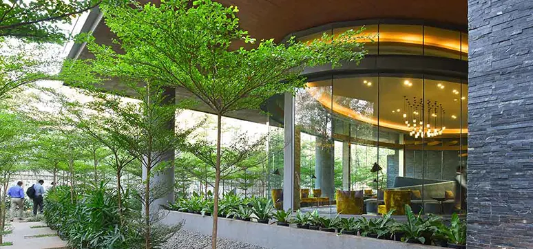 Adaptive reuse, Lodha Amara Sales Pavilion, Thane