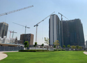 Facade Cladding Design at Residential Development in upscale Dubai Hills Estate