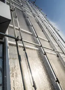 Static water penetration façade system test