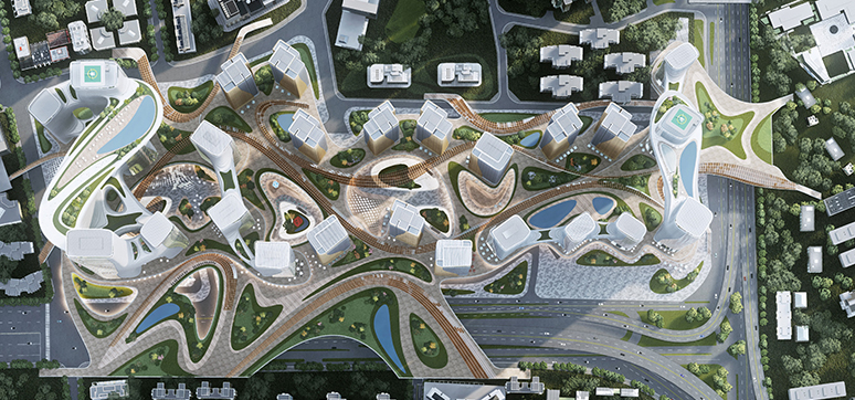 Architectural Design of Shenzhen Luohu Master Plan