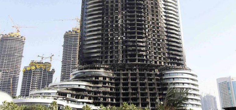 Address Hotel Dubai fire accident in 2016 (Source – Khaleej Times)