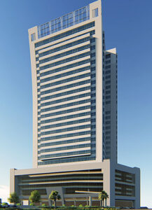 Chamber of Commerce, Dammam, Saudi Arabia - The project has used aluminum façades and frameless glass