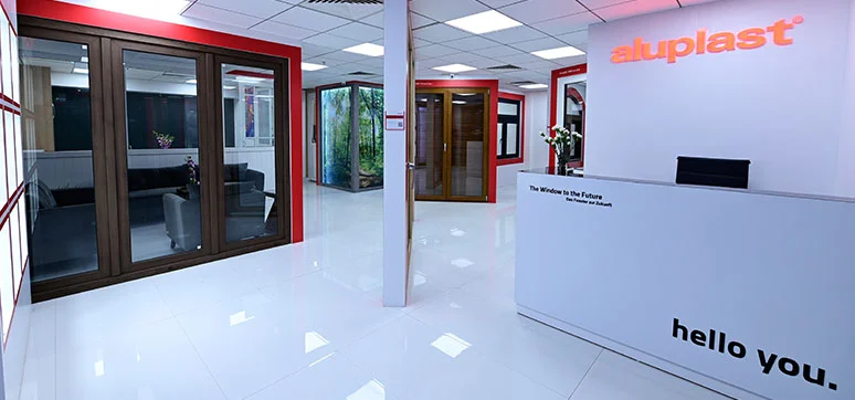 aluplast experience center in Saket, New Delhi