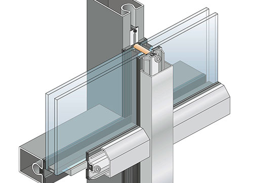 Forster Thermflx Varlo series for thermally insulated curtain walls