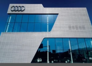 Audi showroom at Bratislava, Slovakia