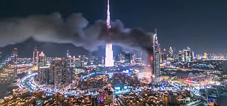 The Address Fire, Dubai