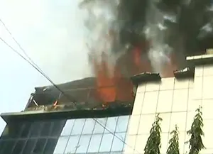 Fire at Kalina Building, Santacruz (Mumbai)